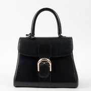 Shop this authentic Delvaux Vintage Blue Box Calf Brillant PM Bag pre-loved on labellov.com