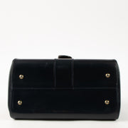 Shop this authentic Delvaux Vintage Blue Box Calf Brillant PM Bag pre-loved on labellov.com