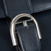 Shop this authentic Delvaux Vintage Blue Box Calf Brillant PM Bag pre-loved on labellov.com