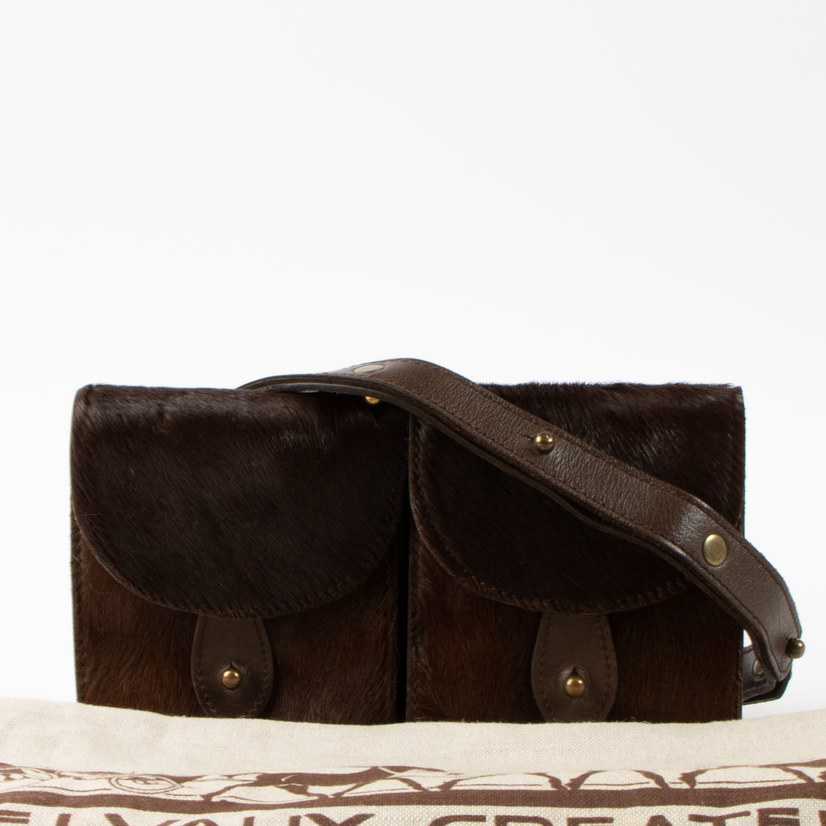 Shop this authentic Delvaux Vintage Pony Hair Belt bag pre-loved on Labellov.com
