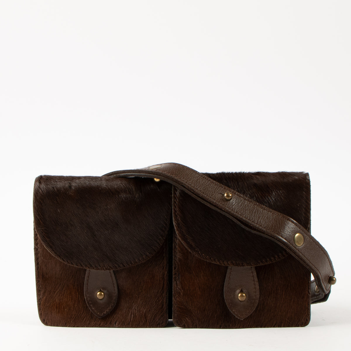 Shop this authentic Delvaux Vintage Pony Hair Belt bag pre-loved on Labellov.com