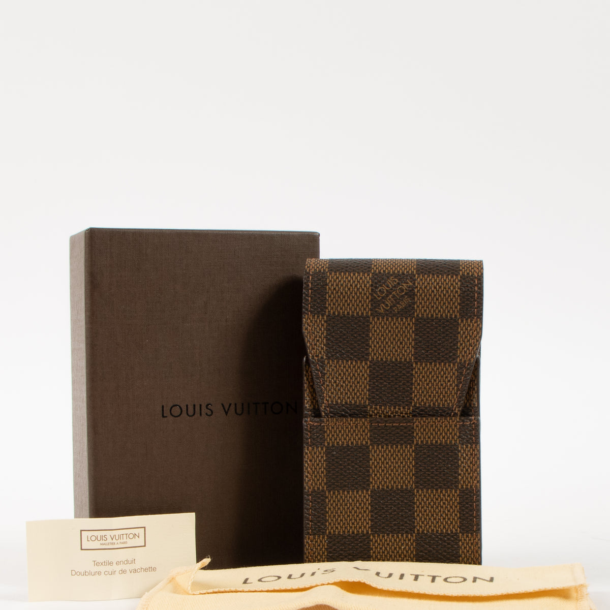 Shop this authentic Louis Vuitton Damier Ebene Cigarette Holder Pre-Loved on Labellov.com