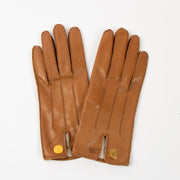 Shop the authentic Hermès Camel Lambskin Gloves - Size 7 on Labellov.com.