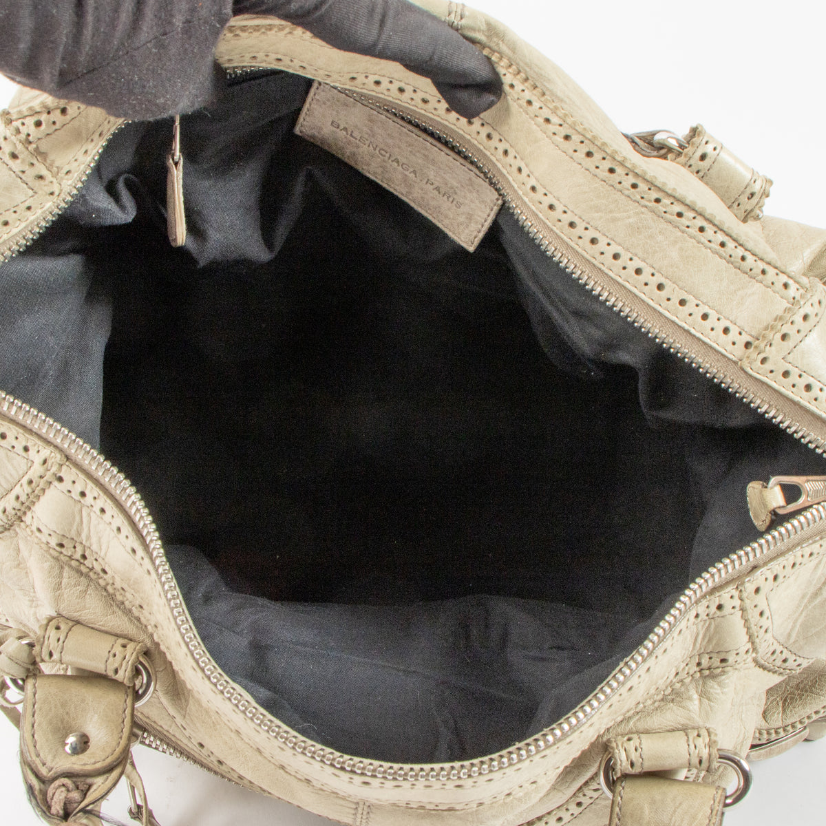 Shop the authentic Balenciaga Praline Arena Brogues Work Bag on Labellov.com.