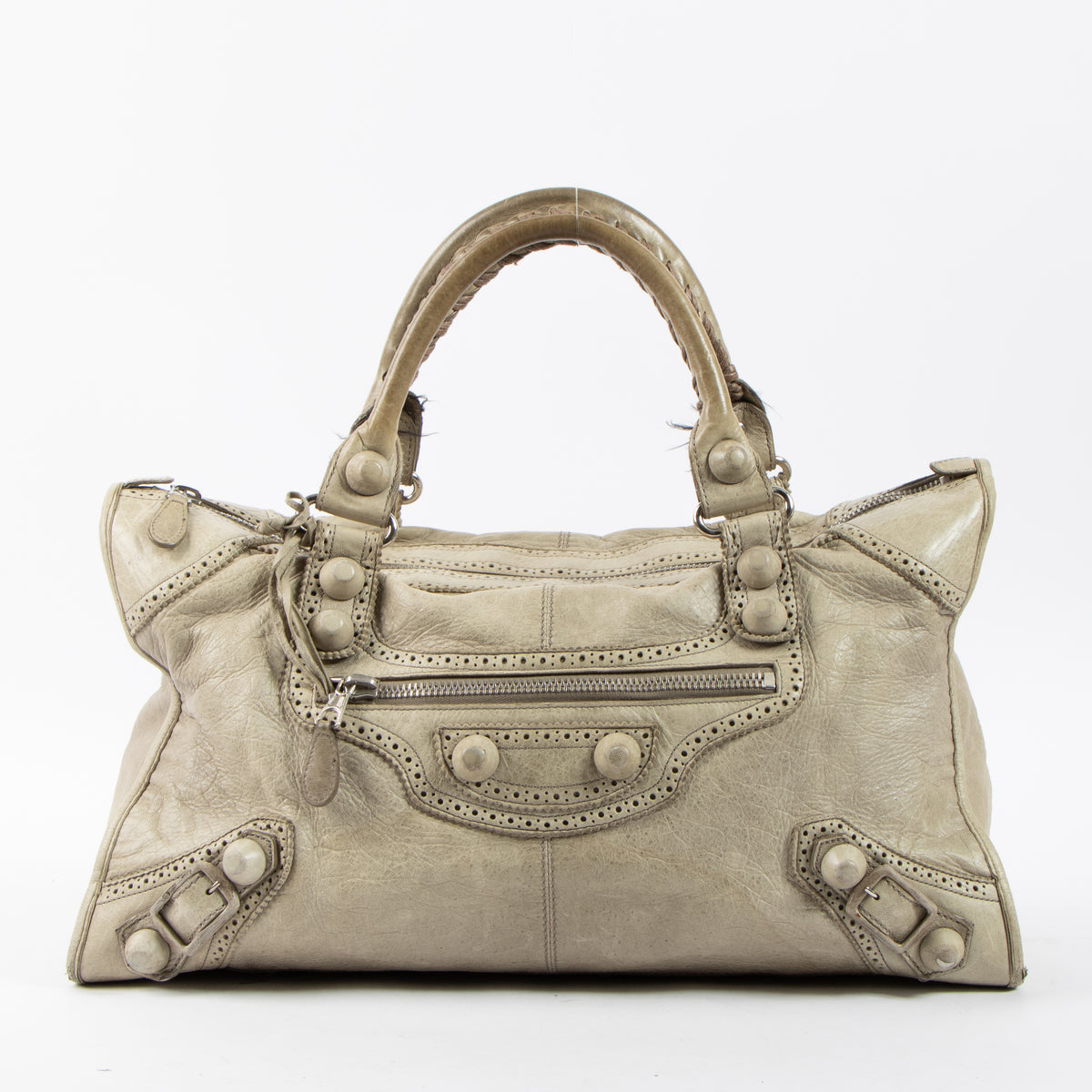 Shop the authentic Balenciaga Praline Arena Brogues Work Bag on Labellov.com.