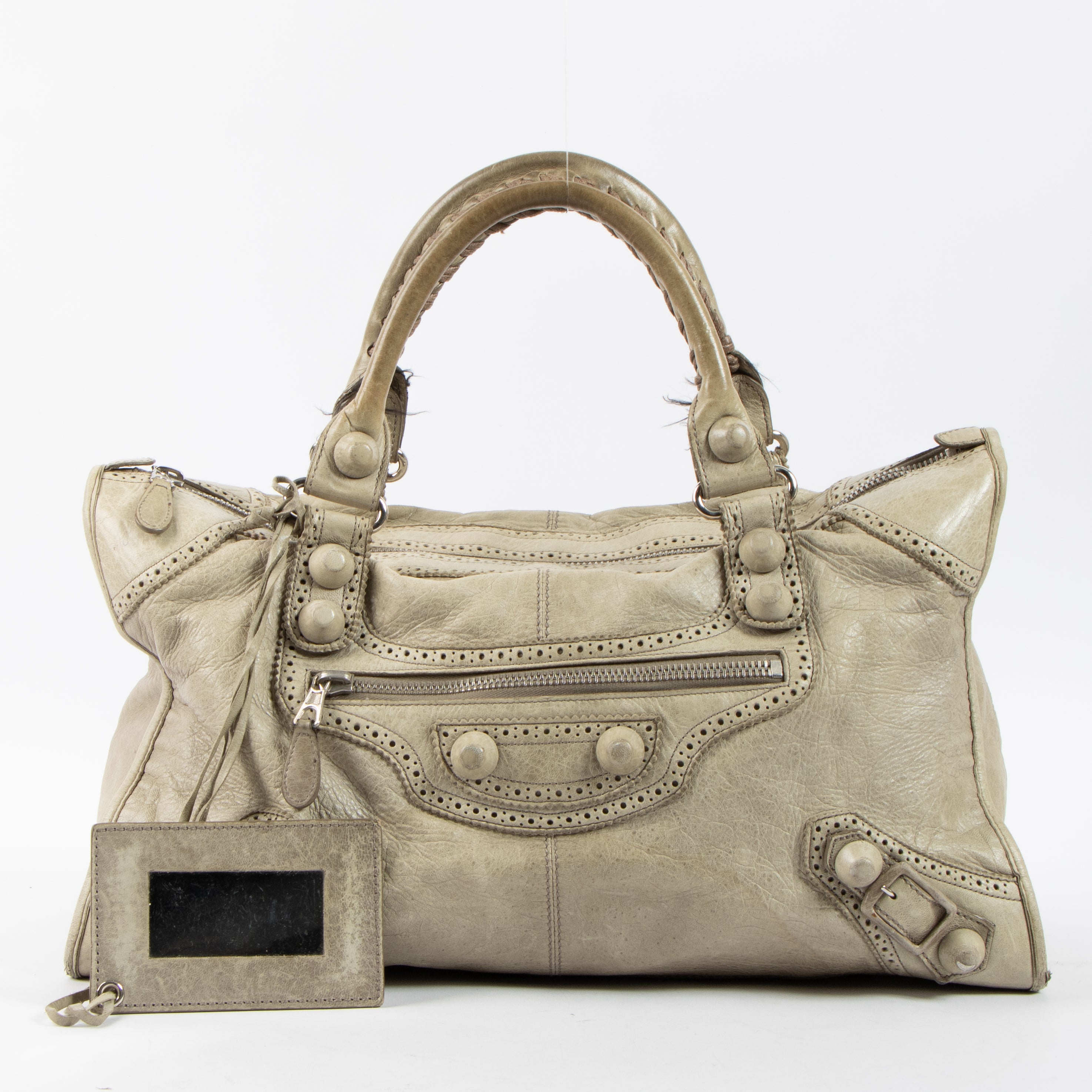 Balenciaga Praline Arena Brogue Work Bag – Labellov