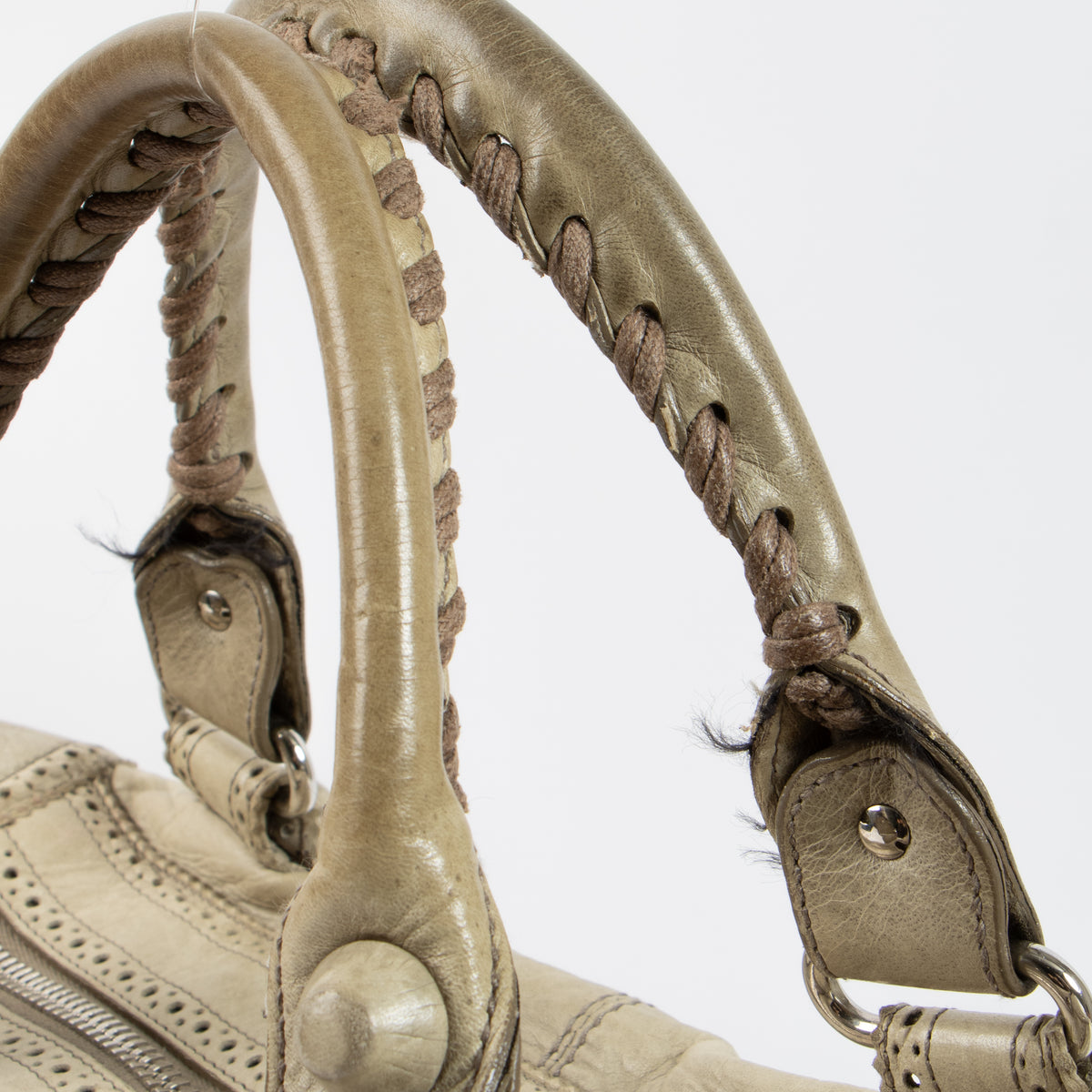 Shop the authentic Balenciaga Praline Arena Brogues Work Bag on Labellov.com.