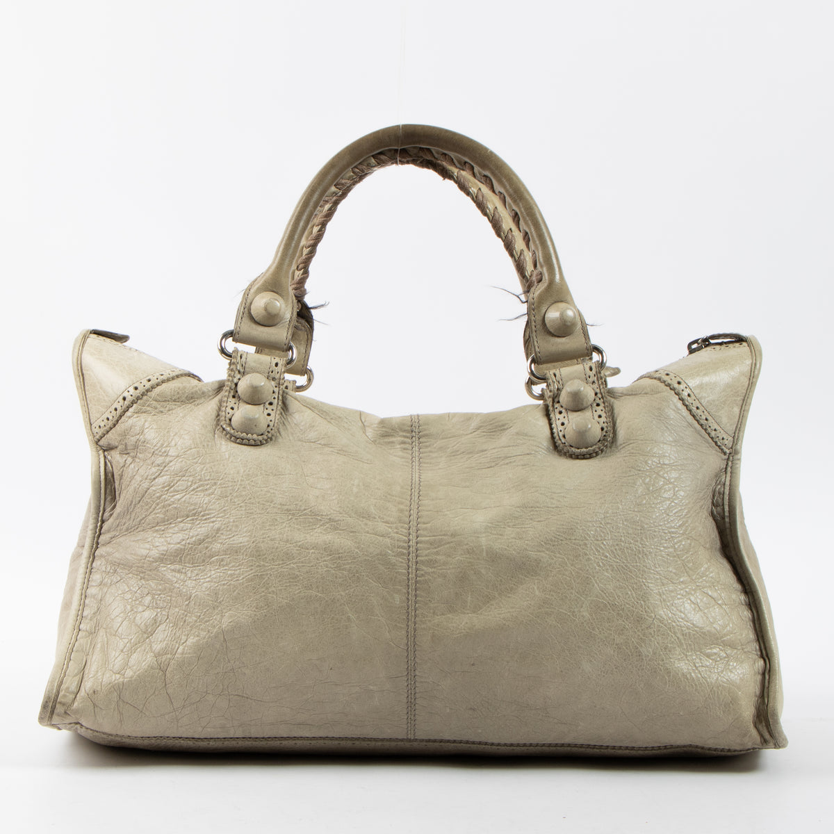 Shop the authentic Balenciaga Praline Arena Brogues Work Bag on Labellov.com.
