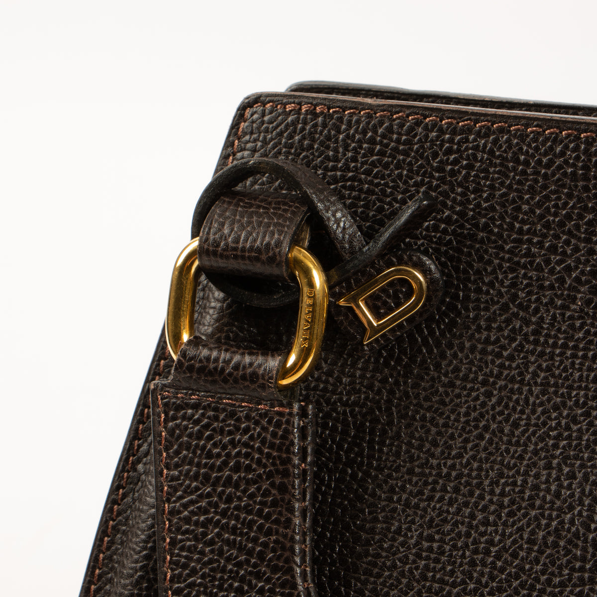 Shop the authentic Delvaux Brown Bloody Mary PM Bag on Labellov.com.
