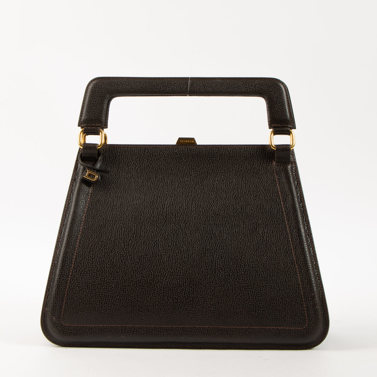 Shop the authentic Delvaux Brown Bloody Mary PM Bag on Labellov.com.
