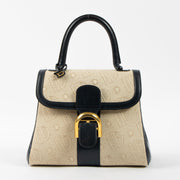 Shop the authentic Delvaux Vintage Blue/Beige Leather/Canvas Brillant PM on Labellov.com.
