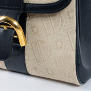Shop the authentic Delvaux Vintage Blue/Beige Leather/Canvas Brillant PM on Labellov.com.