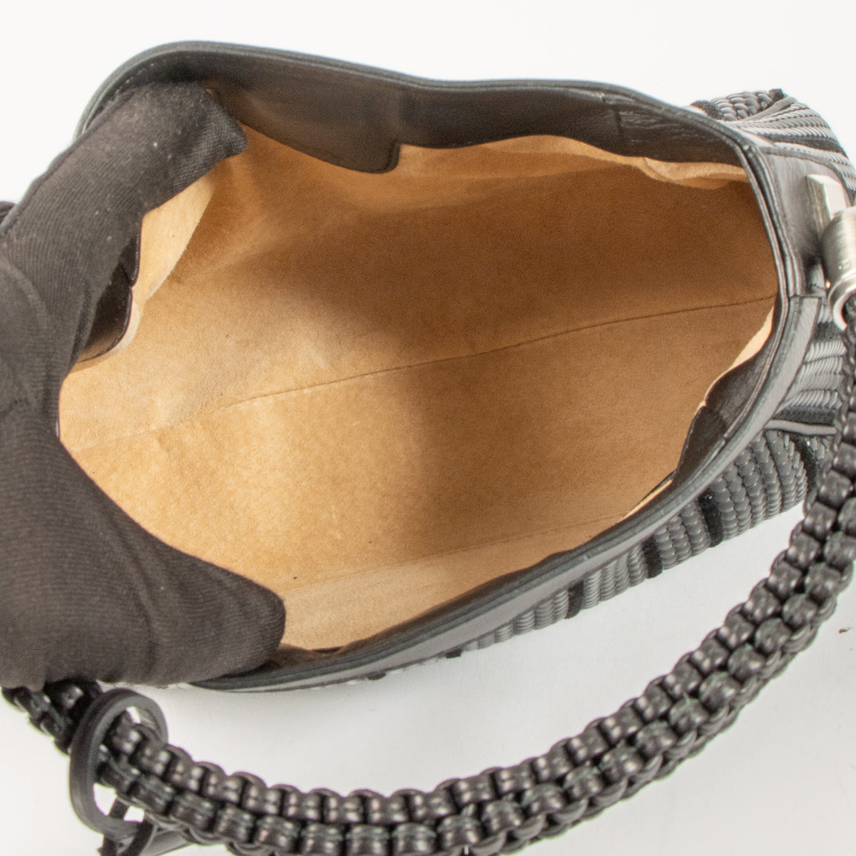 Shop this authentic Delvaux Black Toile de Cuir Gelato Bag Pre-Loved on Labellov.com