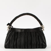 Shop this authentic Delvaux Black Toile de Cuir Gelato Bag Pre-Loved on Labellov.com
