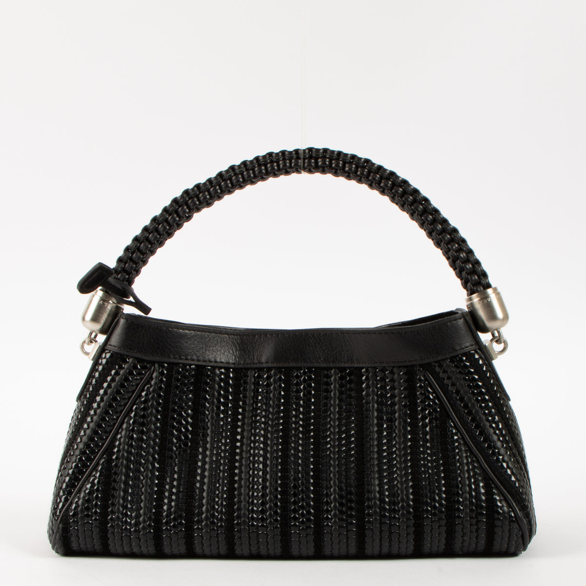 Shop this authentic Delvaux Black Toile de Cuir Gelato Bag Pre-Loved on Labellov.com