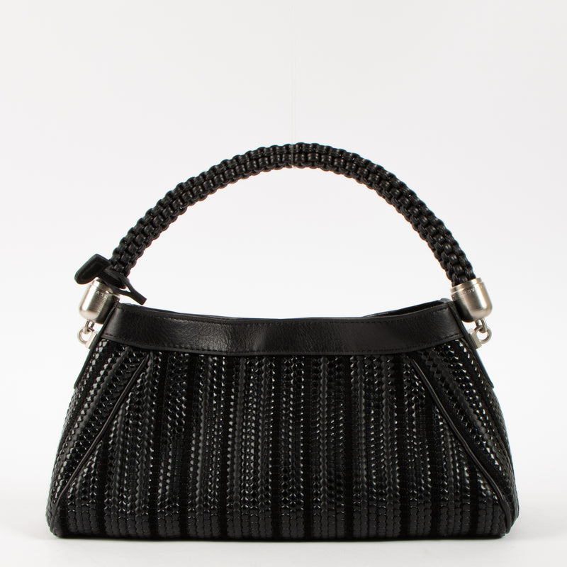 Shop this authentic Delvaux Black Toile de Cuir Gelato Bag Pre-Loved on Labellov.com