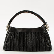 Shop this authentic Delvaux Black Toile de Cuir Gelato Bag Pre-Loved on Labellov.com