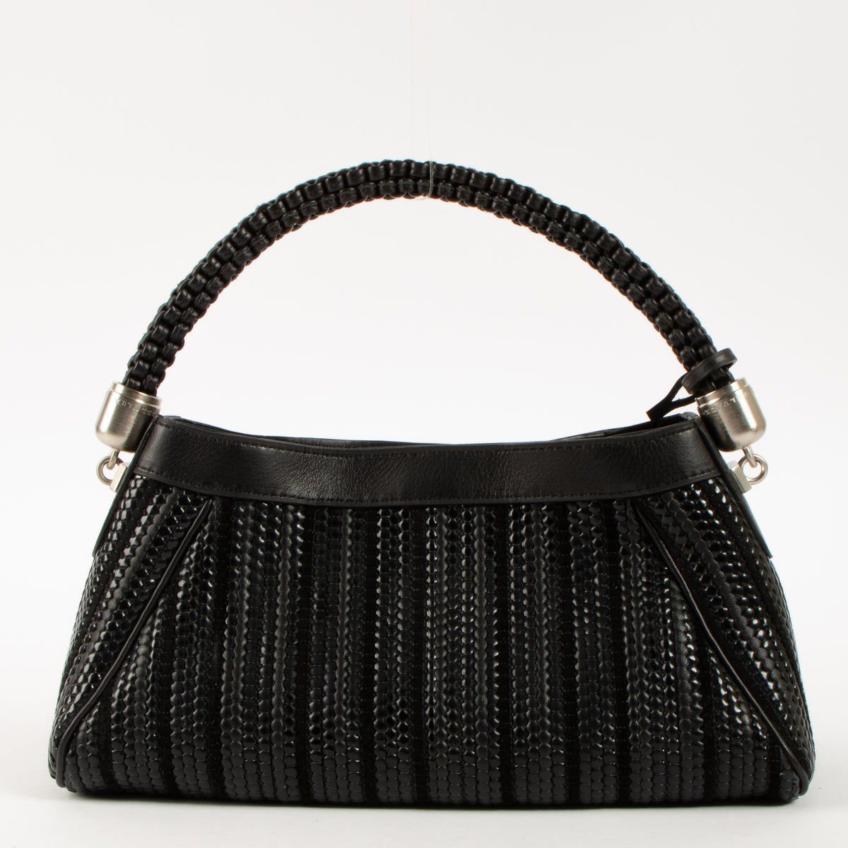 Shop this authentic Delvaux Black Toile de Cuir Gelato Bag Pre-Loved on Labellov.com