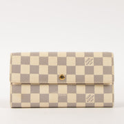 Shop this authentic Louis Vuitton Damier Azur Sarah Wallet Pre-Loved on Labellov.com