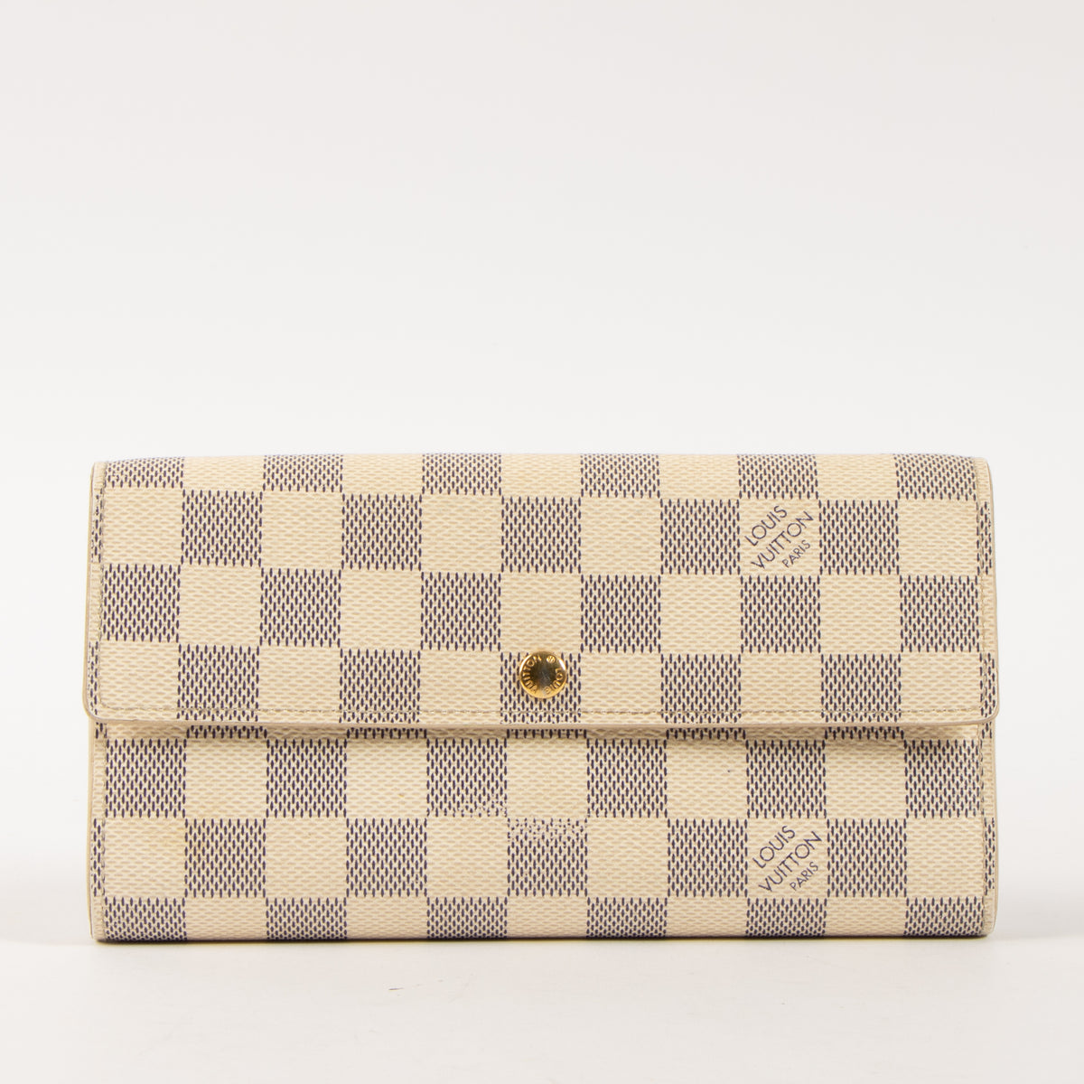 Shop this authentic Louis Vuitton Damier Azur Sarah Wallet Pre-Loved on Labellov.com