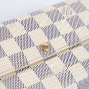 Shop this authentic Louis Vuitton Damier Azur Sarah Wallet Pre-Loved on Labellov.com