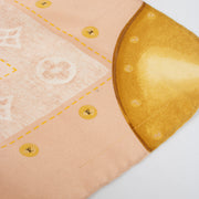 Shop this authentic Louis Vuitton Monogram Trunk Square Scarf Pre-Loved on Labellov.com