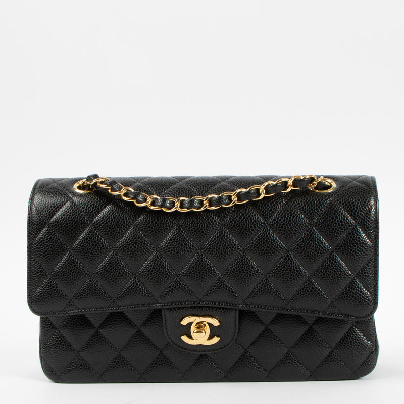 Shop this authentic luxury Chanel Black Caviar Medium Classic 11.12 Handbag Pre-Loved on Labellov.com