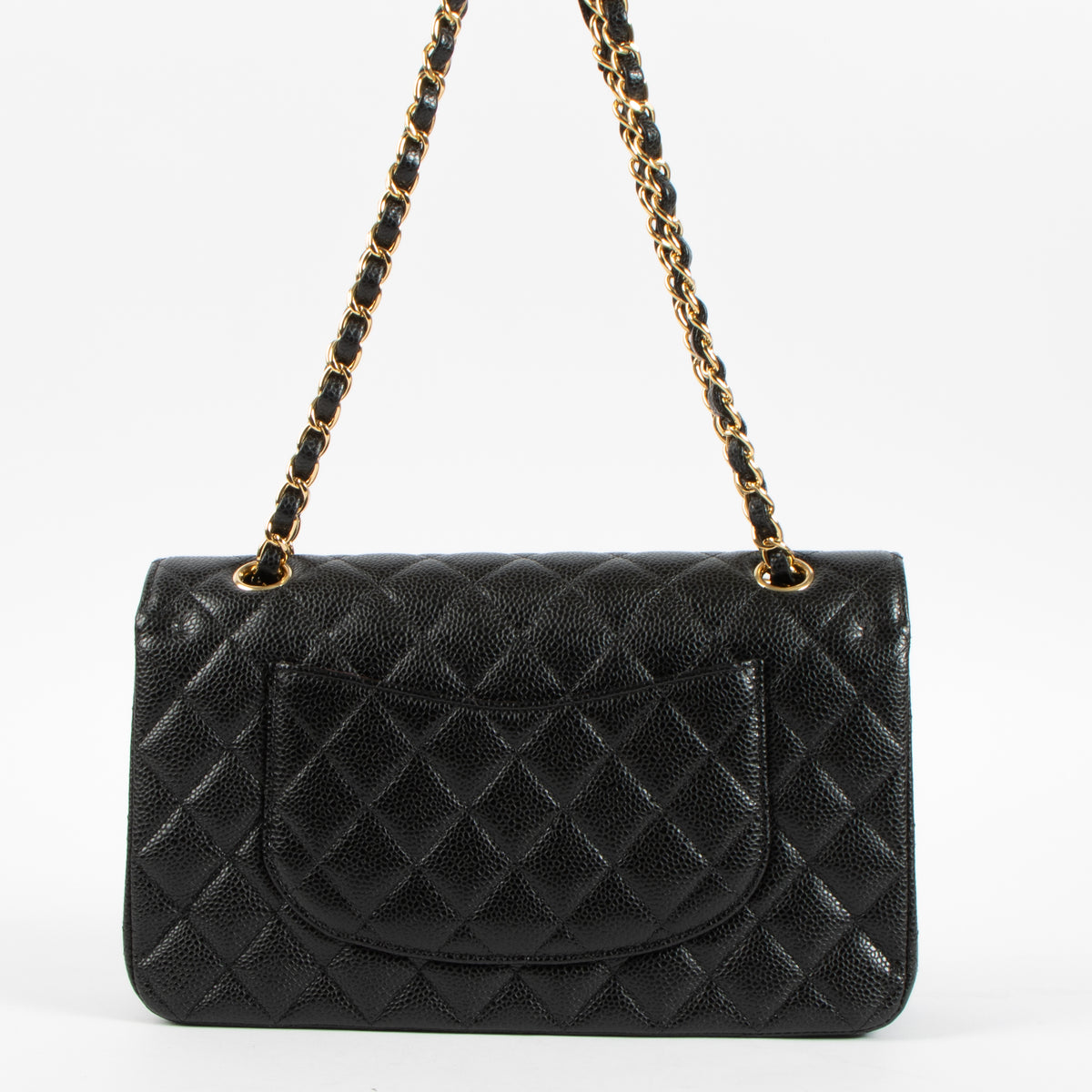 Shop this authentic luxury Chanel Black Caviar Medium Classic 11.12 Handbag Pre-Loved on Labellov.com
