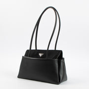 Shop this authentic luxury Prada Black Leather/Nylon Passage Medium Shoulder Bag Pre-Loved on Labellov.com