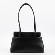 Shop this authentic luxury Prada Black Leather/Nylon Passage Medium Shoulder Bag Pre-Loved on Labellov.com