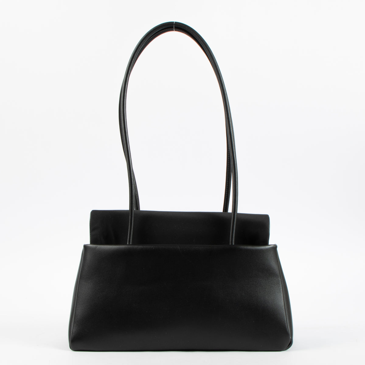 Shop this authentic luxury Prada Black Leather/Nylon Passage Medium Shoulder Bag Pre-Loved on Labellov.com