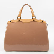 Shop this authentic Louis Vuitton Beige Poudre Monogram Vernis Brea GM Bag Pre-Loved on Labellov.com