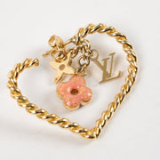 Shop this authentic Louis Vuitton Gold Tone Sweet Monogram Hoop Earrings Pre-Loved on Labellov.com