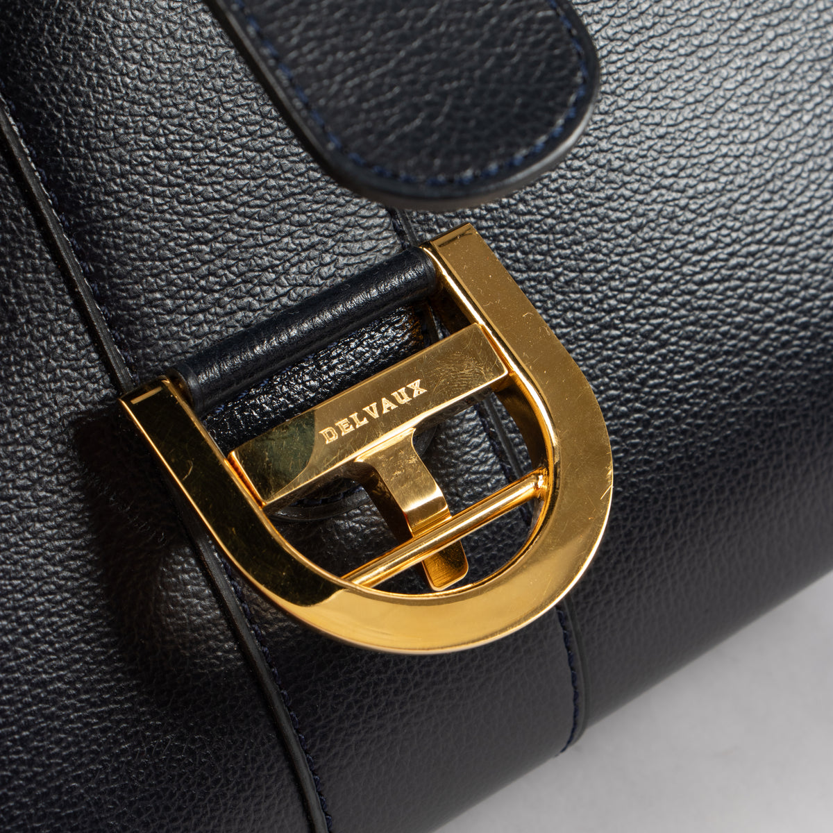 Shop this authentic Delvaux Marine Jumping Brillant PM Bag pre-loved on Labellov.com