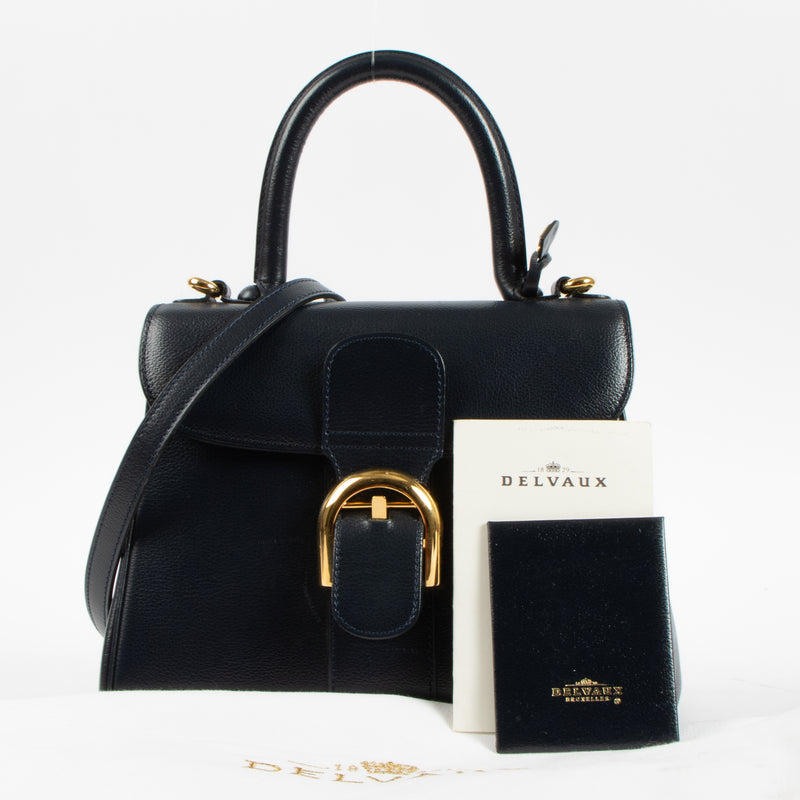 Shop this authentic Delvaux Marine Jumping Brillant PM Bag pre-loved on Labellov.com