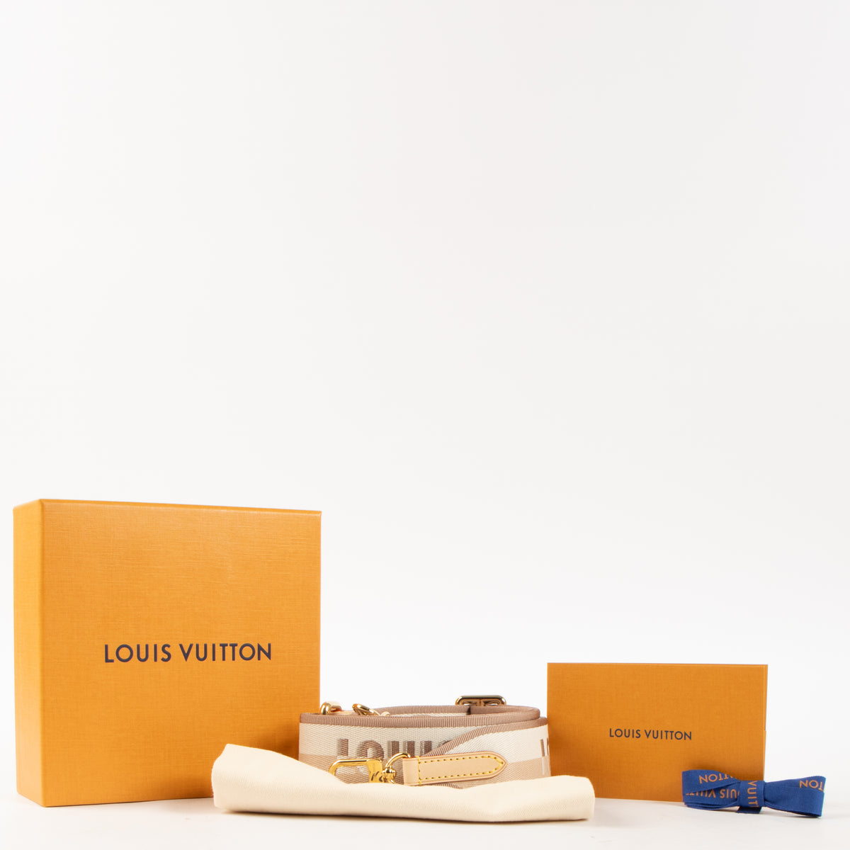 Louis Vuitton Beige Bandoulière Speedy Strap