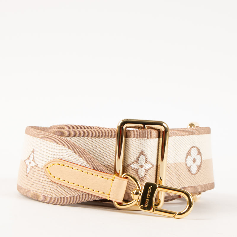 Louis Vuitton Beige Bandoulière Speedy Strap