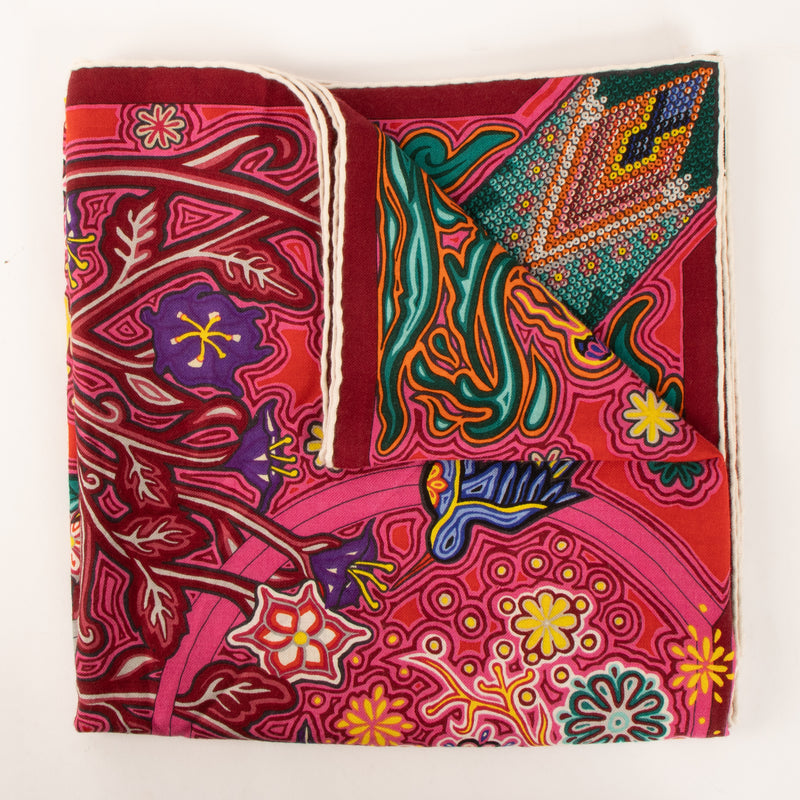 Shop this authentic Hermes Red Cashmere/Silk 140 Shawl Pre-Loved on Labellov.com