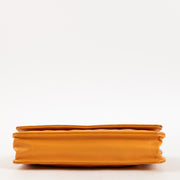 Shop this authentic Chanel Orange Patent Leather Classic Wallet On Chain Pre-Loved on Labellov.com