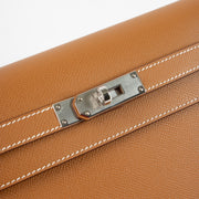 Shop this authentic Hermes Kelly Depeches 25 Gold Epsom PHW pre-loved on Labellov.com