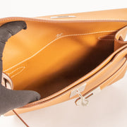 Shop this authentic Hermes Kelly Depeches 25 Gold Epsom PHW pre-loved on Labellov.com