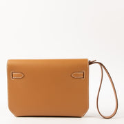 Shop this authentic Hermes Kelly Depeches 25 Gold Epsom PHW pre-loved on Labellov.com