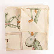 Shop this authentic Hermes La danse Beige Silk 90 Scarf Pre-Loved on Labellov.com