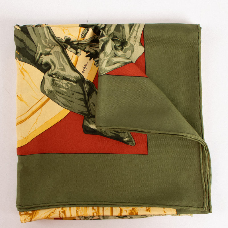  Shop this authentic Hermes La Fontaine De Bartholdi 90 Scarf Pre-Loved on Labellov.com