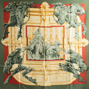  Shop this authentic Hermes La Fontaine De Bartholdi 90 Scarf Pre-Loved on Labellov.com