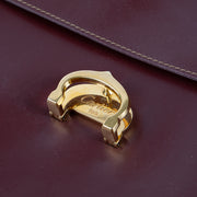 Shop this authentic Cartier Bordeaux C de Cartier Flap Bag Pre-Loved on Labellov.com