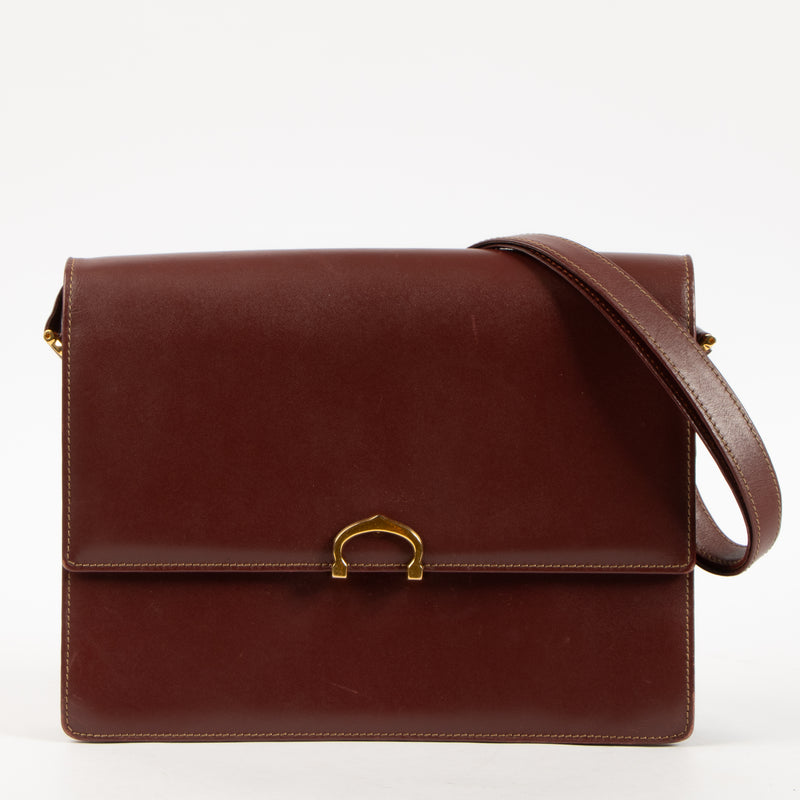 Shop this authentic Cartier Bordeaux C de Cartier Flap Bag Pre-Loved on Labellov.com