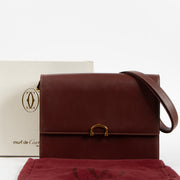 Shop this authentic Cartier Bordeaux C de Cartier Flap Bag Pre-Loved on Labellov.com