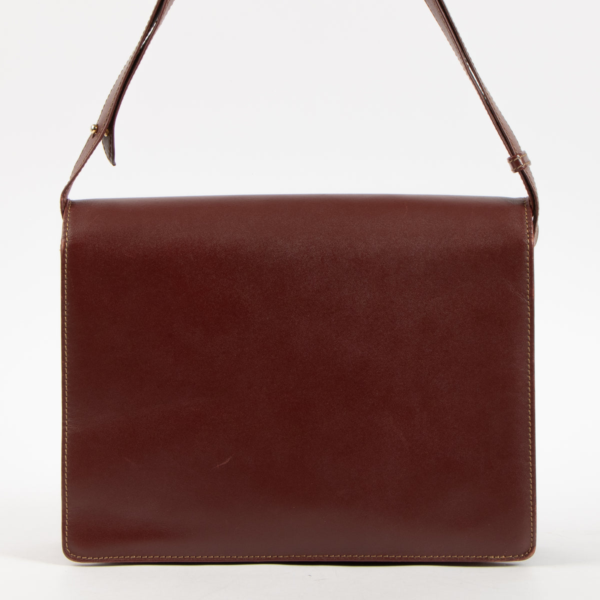 Shop this authentic Cartier Bordeaux C de Cartier Flap Bag Pre-Loved on Labellov.com