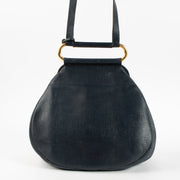 Shop the authentic Delvaux Blue Leather Cerceau Bag on Labellov.com.